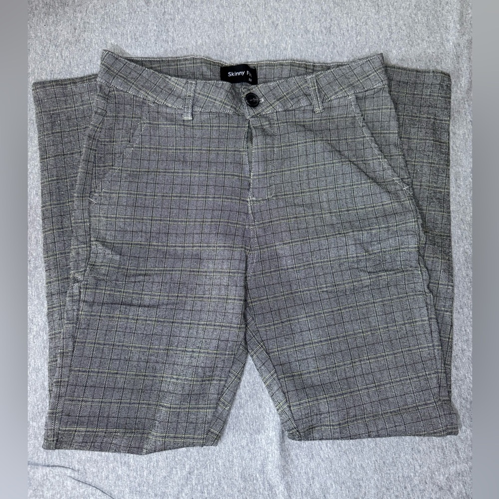 Men’s Skinny Fit Stretch Pants | Size 32